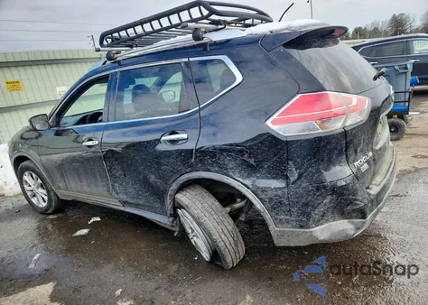 2016 Nissan Rogue Sv z USA, uszkodzony, nr VIN KNMAT2MVXGP674512